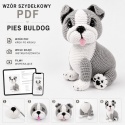 Buldog angielski szary, schemat PDF + filmy