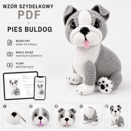 Buldog angielski szary, schemat PDF + filmy