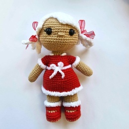 Ciasteczkowa dziewczynka - wzór szydełkowy PDF