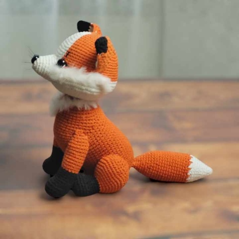 Lisek-wzór szydełkowy, schemat PDF+ filmy