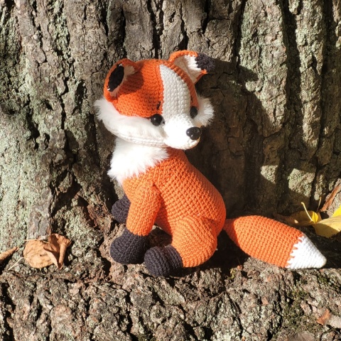 Lisek-wzór szydełkowy, schemat PDF+ filmy